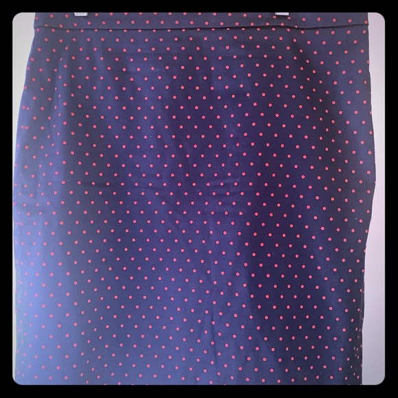 J Crew polka dot pencil skirt - Picture 2 of 4